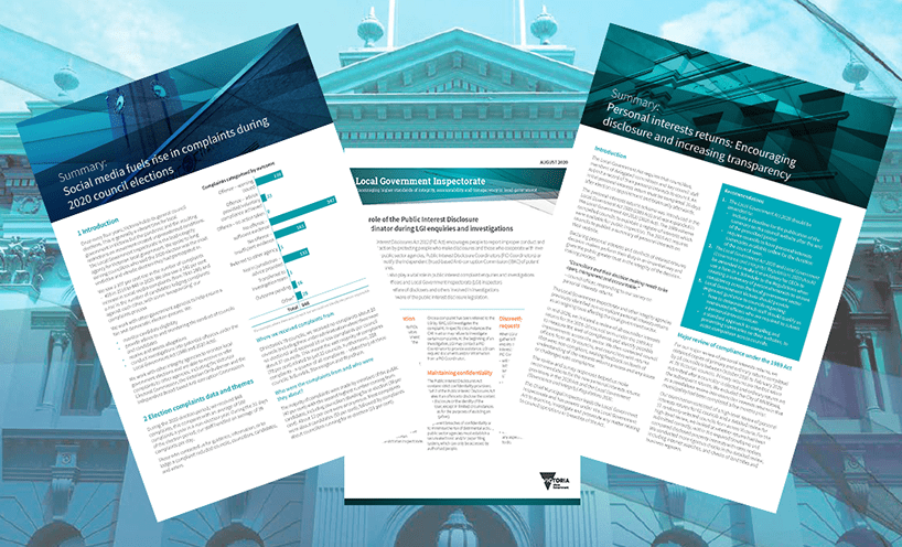 Fact sheets produced by Inspectorate